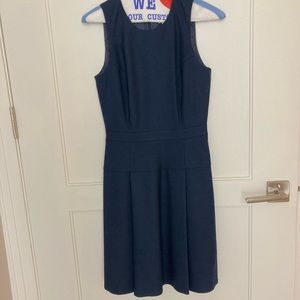 J Crew navy suiting dress size 00